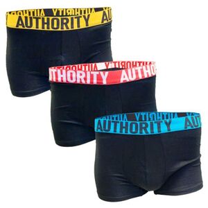 Férfi boxeralsók AUTHORITY B - BAPE 3PCK BLK MIX GUM kép
