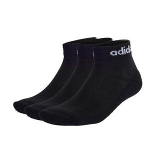 Zoknik ADIDAS C LIN ANKLE 3P-3 pack-BLACK WHITE kép