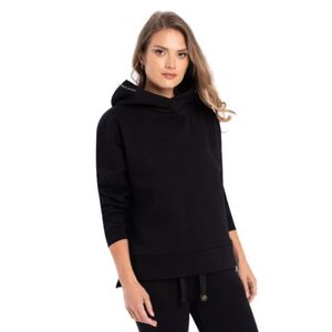 Női melegített kapucnis pulóver VOLCANO B-VENA-700-BLACK kép