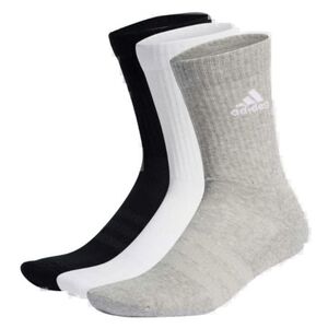Zoknik ADIDAS 3 PACK-CUSH CRW -MGREYH WHITE BLACK kép