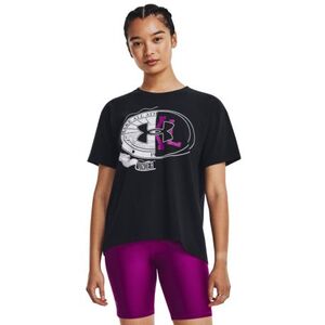 Női rövid ujjú edzőpóló UNDER ARMOUR UA MAKE ALL HEAVYWEIGHT SS -BLK kép