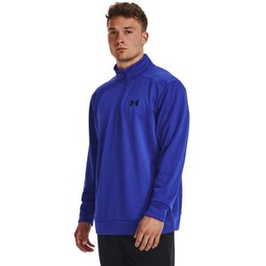 Férfi bélelt edzőpulóver 1 2 cipzárral UNDER ARMOUR UA Armour Fleece 1 4 Zip-BLU kép