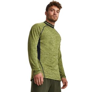 Férfi hosszú ujjú kompressziós póló UNDER ARMOUR UA CG Armour Twist Mock-YLW kép