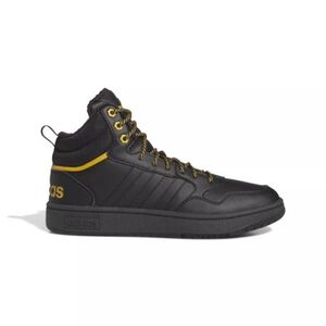 Férfi bokacsizmák télen ADIDAS Hoops 3.0 Mid WTR core black core black preloved yellow kép