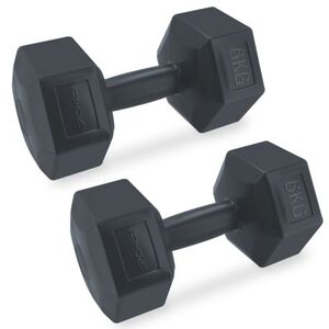 Súlyzó készlet SPOKEY MONSTER BLACK HEXA 2x 6 kg kép