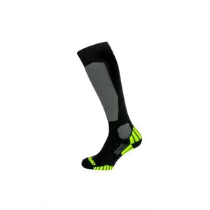Sí zokni BLIZZARD Merino Racing ski socks, black yellow kép