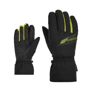 Férfi síkesztyűk ZIENER GORDAN-801079-12490-black lime kép