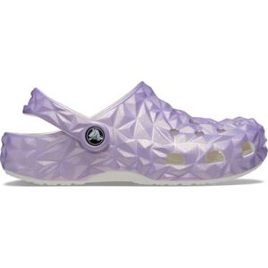 Lányi krokszik (szabadidőcipő) CROCS Classic Iridescent Geo CGK white kép