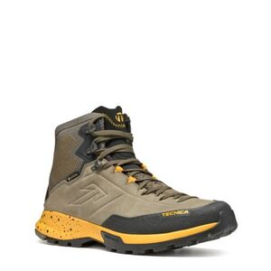 Férfi bokáig érő túracipő teljes bőrből TECNICA Forge Hike MID GTX Ms, dark olive yellow kép