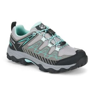 Lány alacsony túracipő TREZETA Thunder WP K grey green kép