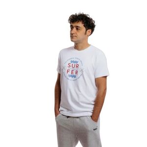 Férfi rövid ujjú póló AUTHORITY T-SURFER M white kép