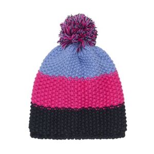 Lány téli sapka COLOR KIDS Hat - Colorblock-741911.5381-Pink Glo kép