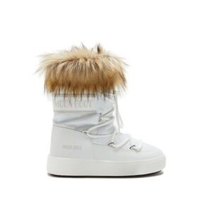 Női bokacsizmák télen MOON BOOT MB LTRACK MONACO LOW WP-A001 WHITE kép