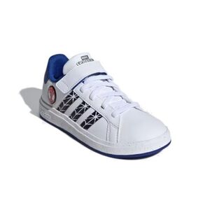 Fiú szabadidőcipők ADIDAS Marvel Spider-Man Grand Court white core black royal blue kép