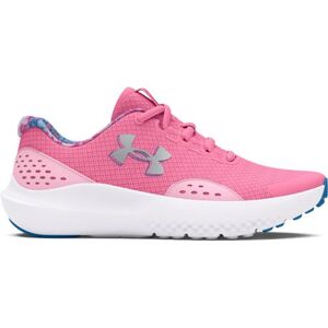 Lány sportcipő (edzőcipő) UNDER ARMOUR UA GGS Surge 4 Print sunset pink pink metallic silver kép