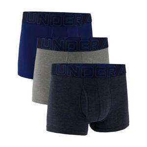 Férfi boxeralsók UNDER ARMOUR 3 PACK-UA PERFORMANCE COTTON SOLID 3in-BLU kép
