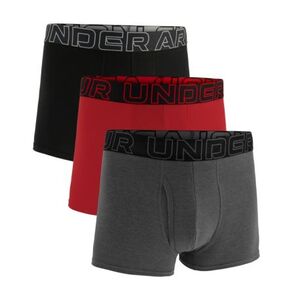 Férfi boxeralsók UNDER ARMOUR 3 PACK-UA PERFORMANCE COTTON - SOLID 3 inch-GRY kép