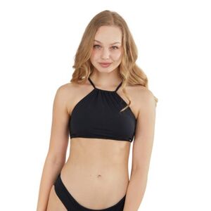 Női fürdőruha felsőrész FUNDANGO Hogg High Neck Top-890-black kép