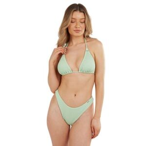 Női fürdőruha felsőrész FUNDANGO Innisfil Triangle Jacquard Top-521-pool green kép