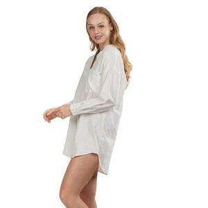 Női hosszúujjú ing FUNDANGO Athene Cover-up-100-white kép