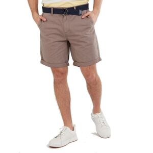 Férfi rövidnadrágok FUNDANGO North Shore Chino Shorts-639-mud kép