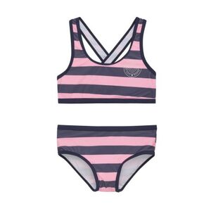 Lány fürdőruhák COLOR KIDS Bikini W. Chest print, AOP, vintage indigo kép