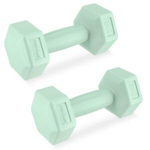 Súlyzó készlet SPOKEY MONSTER GREEN HEXA 2x 1 kg kép