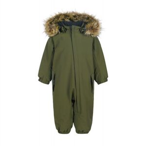Fiú téli overál COLOR KIDS Coverall w.fake fur, AF 20.000, dark olive 740620.9526 kép
