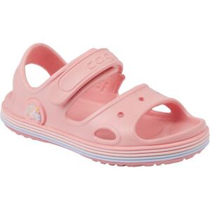 Lány szandálok COQUI Yogi baby pink rainbow kép