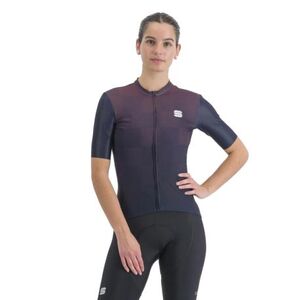 Női rövid ujjú kerékpáros mez SPORTFUL Rocket w jersey, galaxy blue mulled grape kép