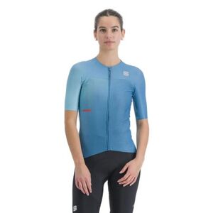 Női rövid ujjú kerékpáros mez SPORTFUL Light pro w jersey, shaded berry blue kép