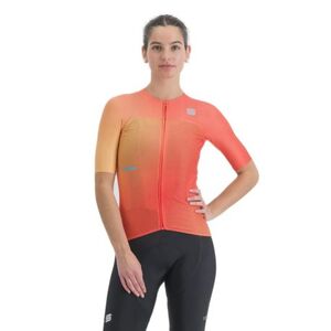 Női rövid ujjú kerékpáros mez SPORTFUL Light pro w jersey, shaded pompelmo kép