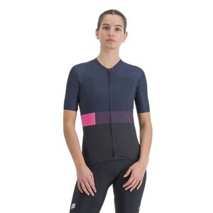 Női rövid ujjú kerékpáros mez SPORTFUL Snap w jrs, black galaxy blue kép
