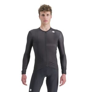 Férfi kerékpáros mez hosszú ujjal SPORTFUL Matchy long sleeve jersey, black kép