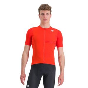 Férfi rövidujjú kerékpáros mez SPORTFUL Matchy short sleeve jersey, chili red kép