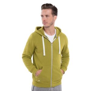 Férfi bélelt zipzáras pulóver VOLCANO B-STAR-301M-LIME MEL kép