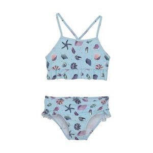 Lány fürdőruhák COLOR KIDS Bikini W. Frills, AOP-7148-Summer Song kép