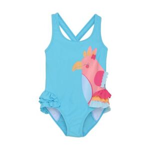 Lány fürdőruhák COLOR KIDS Swimsuit W. Application 7452-River Blue kép