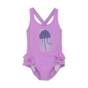 Lány fürdőruhák COLOR KIDS Swimsuit W. Application 6820-Iris Orchid kép