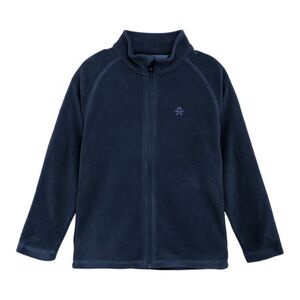 Gyerek kapucnis pulóver cipzárral COLOR KIDS Fleece Jacket, Full Zip-870-Total Eclipse kép
