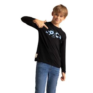 Fiú hosszú ujjú póló VOLCANO LONG L-SPACEY JUNIOR 700 BLACK kép