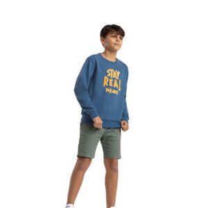 Fiú kapucnis pulóver VOLCANO B-ANDY JUNIOR 611 BLUE kép