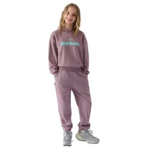Lány melegítőnadrágok 4F JUNIOR TROUSERS-JWAW24TTROF754-51S-VIOLET kép