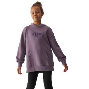 Lány kapucnis pulóver 4F JUNIOR SWEATSHIRT-JWAW24TSWSF1218-51S-VIOLET kép