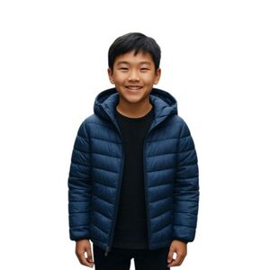 Fiú kabát 4F JUNIOR DOWN JACKET-JWAW24TDJAM460-32S-DENIM kép