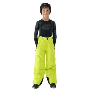 Fiú sí nadrágok 4F JUNIOR TROUSERS FNK-JWAW24TFTRM656-45S-CANARY GREEN kép