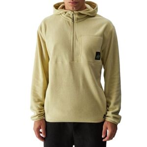 Férfi polár pulóver cipzárral 4F FLEECE-WAW24TFLEM252-44S-OLIVE kép