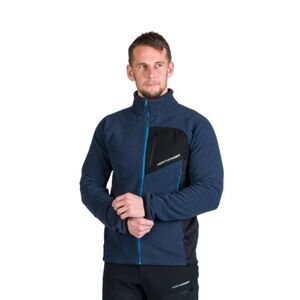 Férfi túrázó polár pulóver cipzárral NORTHFINDER FULVIO-612navyblack kép