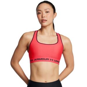 Női edzősport melltartó UNDER ARMOUR Crossback Mid Bra-RED kép