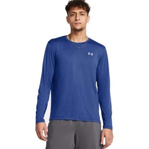 Férfi hosszú ujjú edzőpóló UNDER ARMOUR UA LAUNCH LONGSLEEVE-BLU kép